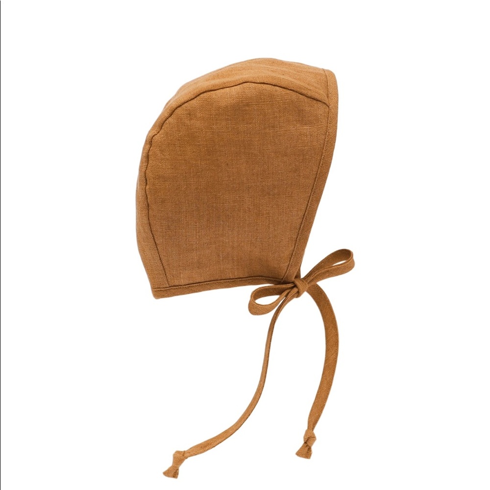 Briar Baby Bonnet Linen